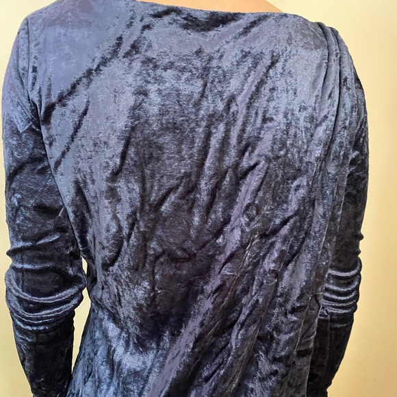 Juicy Couture Navy Velvet Dress - Picture 4 of 4